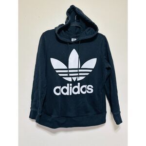Adidas Women's Athletic Trefoil Pullover Hoodie with Front Pockets Size M